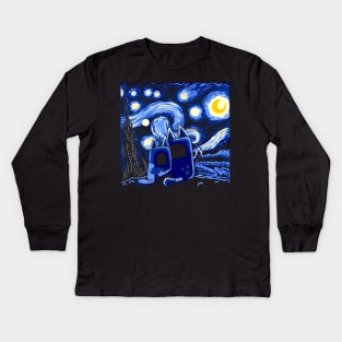 Bluey Bluey Night Kids Long Sleeve T-Shirt